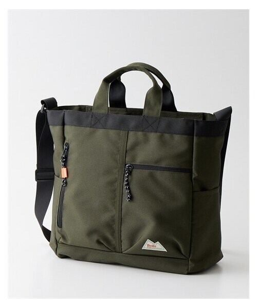 nissen（ニッセン）の「ユーティリティー２WAYショルダーバッグ（A4対応）（ショルダーバッグ・メンズ・ブラック/ベージュ/カーキ・Y）」の3枚目の写真