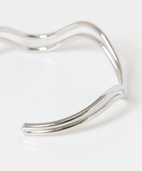 URBAN RESEARCH Sonny Label（アーバンリサーチサニーレーベル）の「ウェーブバングル（ブレスレット・レディース・シルバー/ゴールド・one）」の10枚目の写真