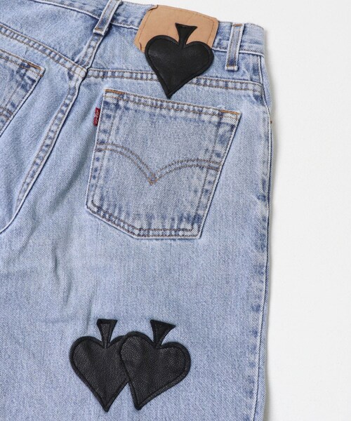 URBAN RESEARCH(アーバンリサーチ)の「TanC TOKYO W.SPADE PATCH BUGGY REMAKE DENIM(デニムパンツ・レディース・BLUE1/BLUE2/BLUE3/BLUE4・28/30)」の18枚目の写真