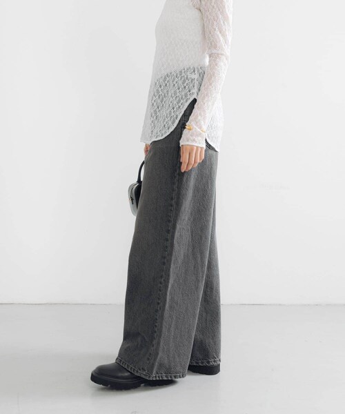 URBAN RESEARCH（アーバンリサーチ）の「『別注』Lee101×URBAN RESEARCH　 BAGGYPANTS（デニムパンツ・レディース・淡BLACK/BLACK・XS/S/M/L）」の22枚目の写真