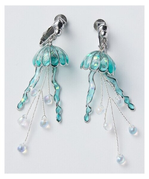 nissen（ニッセン）の「gargle（ガーグル）オーロラミニクラゲ（選べるピアス・イヤリング）（ピアス（両耳用）・メンズ・ブルー/パープル・1=ピアス/2=イヤリング）」の5枚目の写真