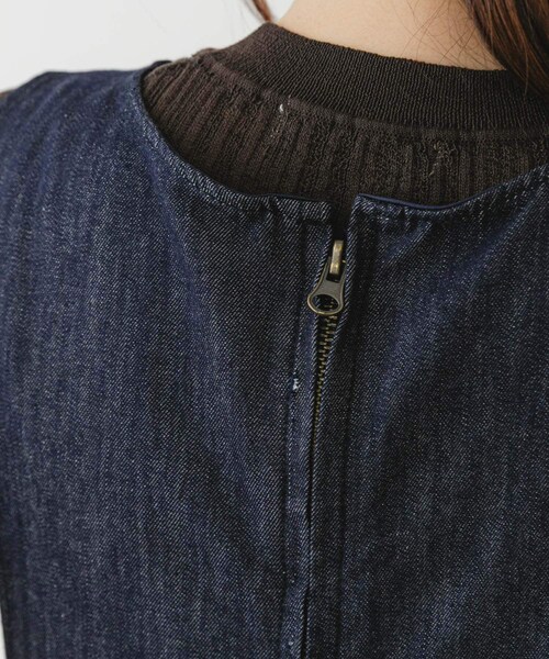 URBAN RESEARCH ROSSO（アーバンリサーチロッソ）の「F by ROSSO　デニムリボンオールインワン（サロペット/オーバーオール・レディース・INDIGO・36/38）」の4枚目の写真