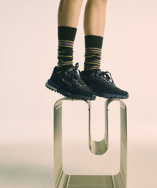 ADAM ET ROPE'(アダムエロペ)の「【LACOSTE(ラコステ)】ELITE ACTIVE(スニーカー・レディース・ブラック・23/23.5/24/24.5/25.5)」の8枚目の写真