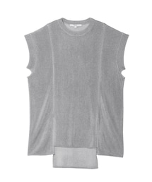 UN3D. | SHEER SLEEVELESS KT TOP(ニット/セーター)