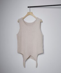 フォックスカシミヤ2WAYタンクトップ