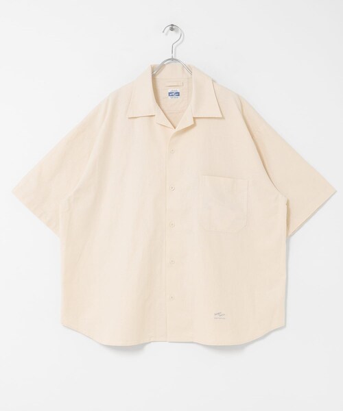 URBAN RESEARCH Sonny Label（アーバンリサーチサニーレーベル）の「ARMY TWILL　COTTON LINEN HS SHIRTS（シャツ/ブラウス・メンズ・ECRU/CHARCOAL/GREEN/PINK・S/M）」の10枚目の写真