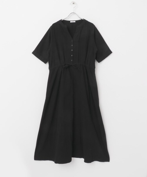 ITEMS URBANRESEARCH（アイテムズ アーバンリサーチ）の「ドライコットンタックワンピース（ワンピース・レディース・MOC/RED/BLK・FREE）」の12枚目の写真