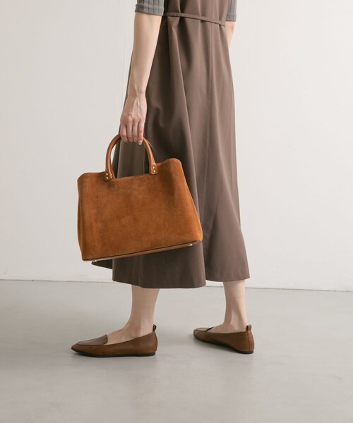 URBAN RESEARCH DOORS（アーバンリサーチドアーズ）の「MARCO BIANCHINI　ビッグスウェード2WAYBAG（トートバッグ・レディース・black/brown・one）」の19枚目の写真