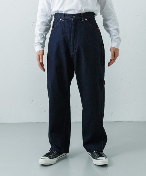 URBAN RESEARCH(アーバンリサーチ)の「CIOTA DENIM PAINTER PANTS(デニムパンツ・メンズ・DARK NAVY・4/5/6)」の4枚目の写真