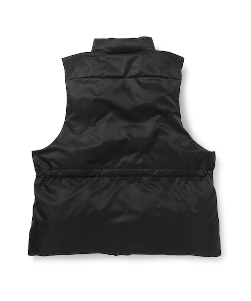ADAM ET ROPE'（アダムエロペ）の「［OUTER］WSIZE PADDED VEST UNISEX（ダウンベスト・レディース・ブラック/シルバー・38/40）」の20枚目の写真