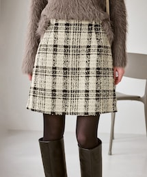 ROPE' PICNIC（ロペピクニック）の「ファンシーツイードチェックミニスカート（スカート・レディース）」