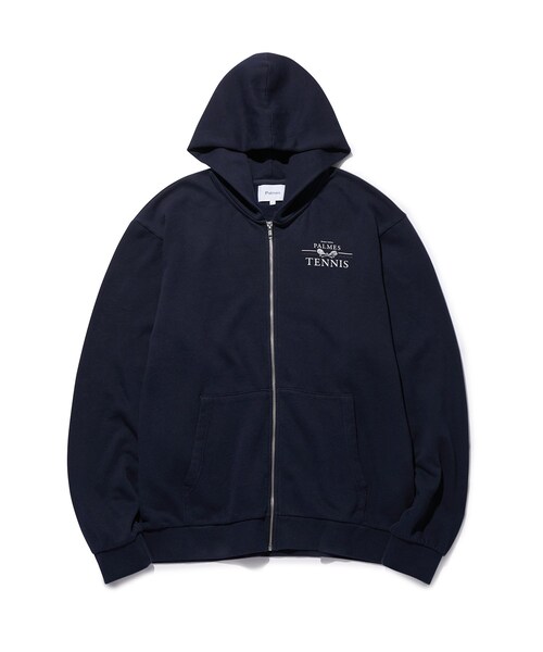 ADAM ET ROPE'（アダムエロペ）の「【PALMES/パームス】Vichi Zip Hooded Sweatshirt（パーカー・メンズ・ネイビー・L/M）」の2枚目の写真
