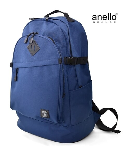 nissen（ニッセン）の「anelloGRANDE（アネログランデ）はっ水10ポケット大容量リュック（A4対応）（ニッセン限定色有）（バックパック/リュック・メンズ・ブラック/【廃番色】グレー/【廃番色】ネイビー/【廃番色】レッド/【廃番色】ターコイズブルー/ベージュ/ピンク/ホワイト(ニッセン限定色)/ミントグリーン(ニッセン限定色)・Y）」の6枚目の写真