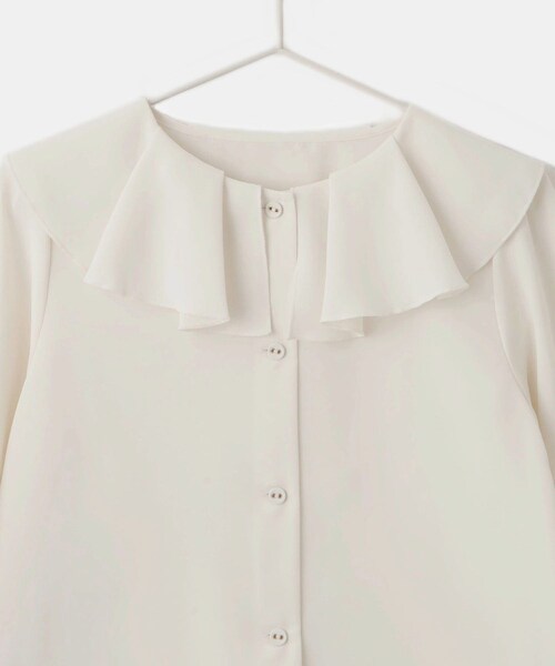 ROPE' PICNIC（ロペピクニック）の「【KIDS/キッズ】フレアカラーブラウス/リンクコーデ（シャツ/ブラウス・キッズ・ホワイト・120/130/140/150）」の8枚目の写真