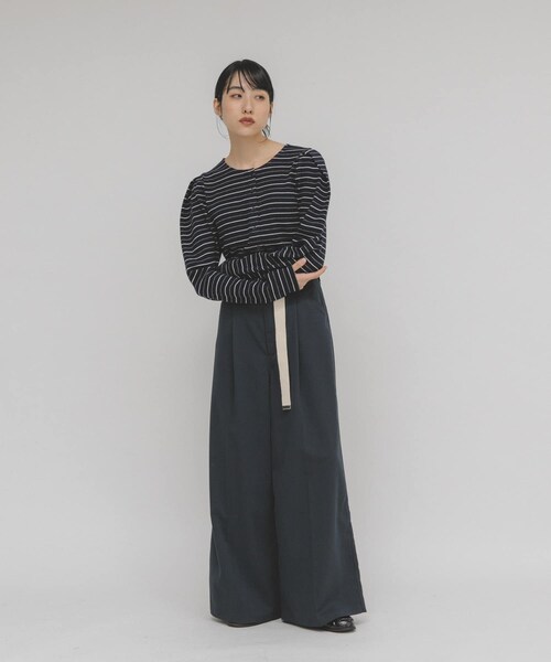 KBF（ケイビーエフ）の「2WAYタックショルダーカーディガン（カーディガン/ボレロ・レディース・GRAY/BORDEAUX/NAVY・one）」の16枚目の写真