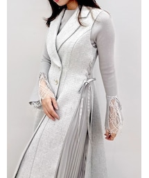 dazzlin | 【新色あり】サイドプリーツテーラーワンピース(ワンピース)