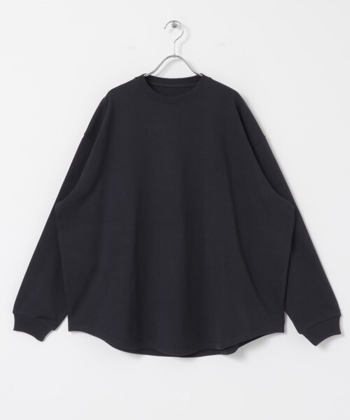 URBAN RESEARCH（アーバンリサーチ）の「dDdDdDd　SUPER BIG ROUND LONG-SLEEVE T-SHIRTS（Tシャツ/カットソー・メンズ・WHITE/BLACK/NAVY/M.GRAY・S/M/L/XL/XXL）」の4枚目の写真