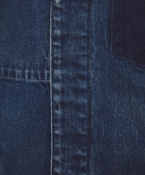 ADAM ET ROPE'（アダムエロペ）の「【TANAKA（タナカ）】NO COLLOR JEAN JACKET/デニムジャケット（デニムジャケット・レディース・ブルー系・S）」の20枚目の写真