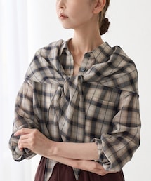 ROPE' PICNIC | シアーマドラスチェックボイルスカーフ(バンダナ/スカーフ)