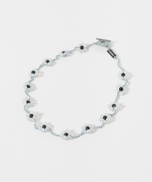 URBAN RESEARCH(アーバンリサーチ)の「PROTCOL FLOWER NECKLACE(ネックレス・レディース・BLACK/MINT・-)」の12枚目の写真