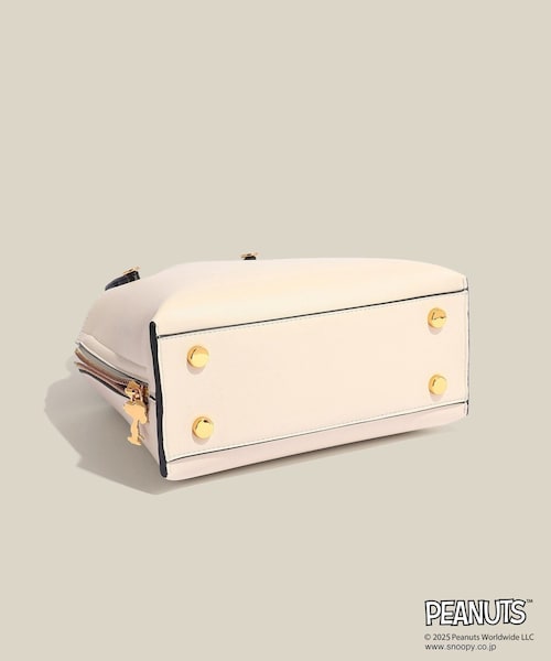 ROPE'（ロペ）の「【WEB限定/一部店舗限定】【E'POR×PEANUTS】別注 Y BAG Mini（ハンドバッグ・レディース・ブラック/オフホワイト/レッド・F）」の21枚目の写真