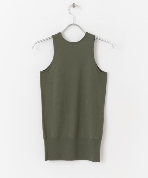 URBAN RESEARCH（アーバンリサーチ）の「w cashmere　knit tank top（タンクトップ・レディース・Khaki/Eggshell・FREE）」の20枚目の写真
