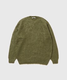 ADAM ET ROPE' | 【AURALEE/オーラリー】BRUSHED SUPER KID MOHAIR KNIT P/O(ニット/セーター)