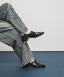 KBF（ケイビーエフ）の「センターステッチスクエアトゥスライドシューズ（その他シューズ・レディース）」