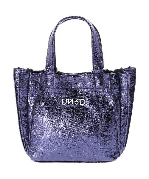 UN3D.（アンスリード）の「ANNIVERSARY ORIGAMI TOTE（ショルダーバッグ・レディース・ブラック/グリーン/ネイビー/パープル/シルバー/ゴールド・F）」の3枚目の写真