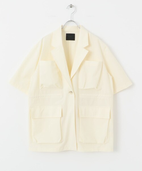 KBF(ケイビーエフ)の「ポケットディティールジャケット(テーラードジャケット・レディース・CAMEL/IVORY・one)」の15枚目の写真
