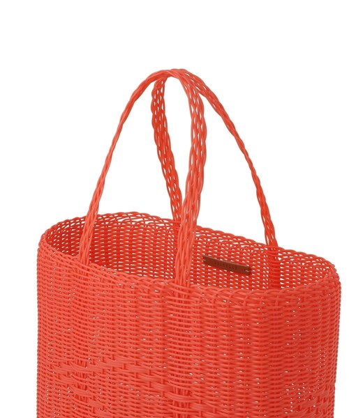 ADAM ET ROPE'（アダムエロペ）の「【J'aDoRe・一部店舗限定】【PALOROSA（パロロサ）】BASKET BASIC SMALL（トートバッグ・レディース・ダークブラウン/ピンク・F）」の11枚目の写真