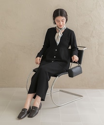 URBAN RESEARCH ROSSO WOMEN | カシミヤシルク混ペプラムニットアップ(ニット/セーター)