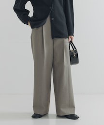 URBAN RESEARCH | ウールブレンドチェックワイドパンツ(その他パンツ)