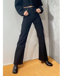EMODA | センタープレスフレアジーンズ(デニムパンツ)
