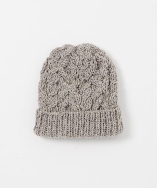 かぐれ（カグレ）の「ペルーアランワッチキャップ（ニットキャップ/ビーニー・レディース・GRAY/COFFEE・Free）」の11枚目の写真