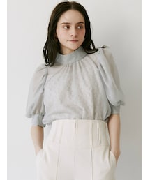 LAGUNAMOON | ハーフスリーブレースキャミシアーブラウス(シャツ/ブラウス)
