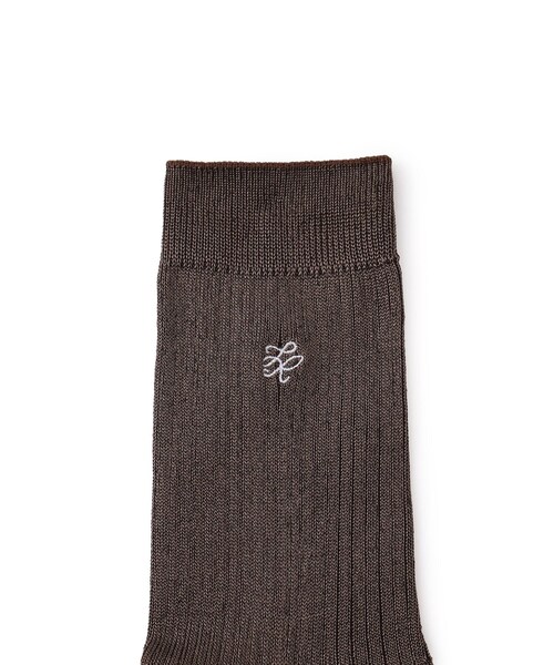 ROPE' PICNIC（ロペピクニック）の「RPロゴソックス（ソックス/靴下・レディース・ブラック/ホワイト/ダークブラウン/シルバー・F）」の19枚目の写真
