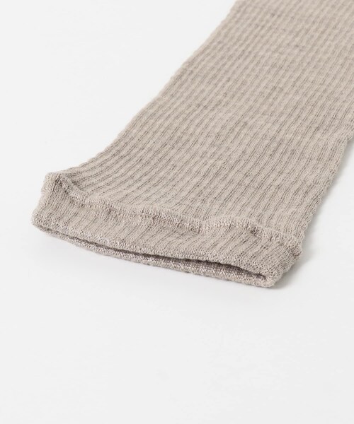 かぐれ（カグレ）の「くらしきぬ　シルク＆ウール ウォーマー（レッグウォーマー・レディース・チャコール/グレージュ・Free）」の14枚目の写真