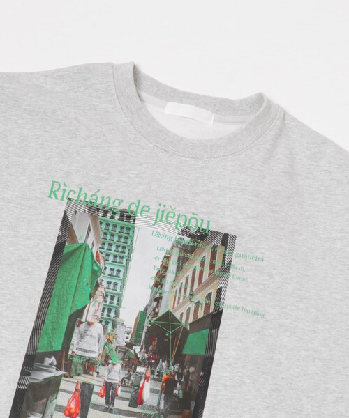 SENSE OF PLACE by URBAN RESEARCH(センスオブプレイスバイアーバンリサーチ)の「City graphic crew-neck Sweat(スウェット・メンズ・BLACK/GRAY/BLUE・M/L)」の20枚目の写真