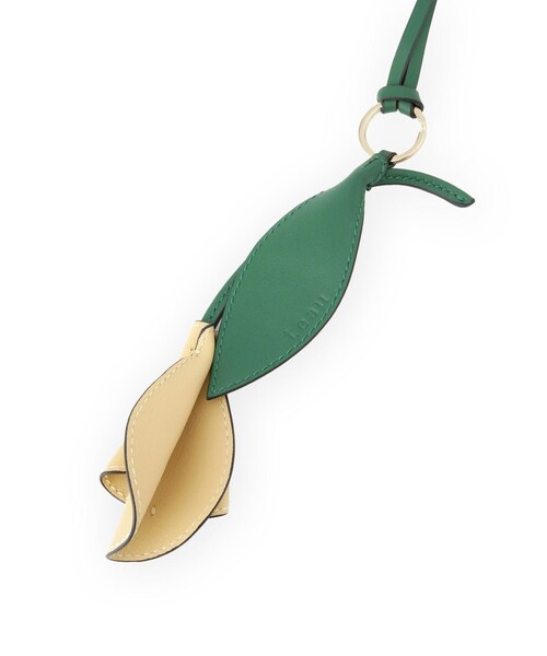 ROPE'(ロペ)の「【teau・牛革】panier pansy ring charm(キー/バッグチャーム・ネックレス)(チャーム・レディース・ブラック/グレー/キャメル/ピンク/イエロー・F)」の19枚目の写真