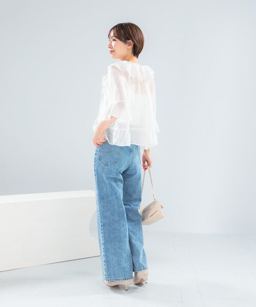 URBAN RESEARCH ROSSO（アーバンリサーチロッソ）の「『別注』Lee×ROSSO　STRING DENIM PANTS（デニムパンツ・レディース・C100OW/C156USED・XS/S/M）」の10枚目の写真