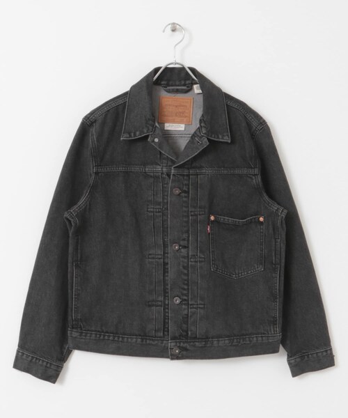URBAN RESEARCH DOORS（アーバンリサーチドアーズ）の「LEVI’S　TYPE 1 TRUCKER（デニムジャケット・メンズ・Black/Indigo・S/M/L/XL）」の7枚目の写真