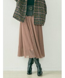 dazzlin | コルセットチュールスカート(スカート)