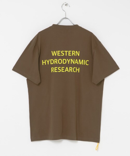 THE GOODLAND MARKET（ザグッドランドマーケット）の「Western Hydrodynamic Research　WORKER TEE（Tシャツ/カットソー・メンズ・BROWN/SKYBLUE/NAVY・L/XL）」の8枚目の写真