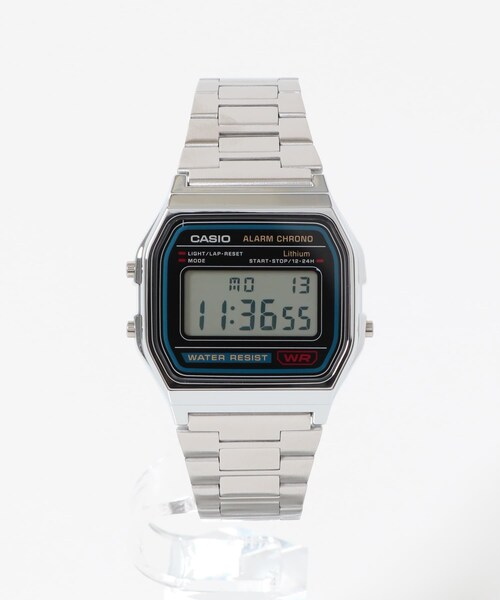 URBAN RESEARCH DOORS(アーバンリサーチドアーズ)の「CASIO A158WA-1JH(アナログ腕時計・メンズ・SILVER・FREE)」の1枚目の写真