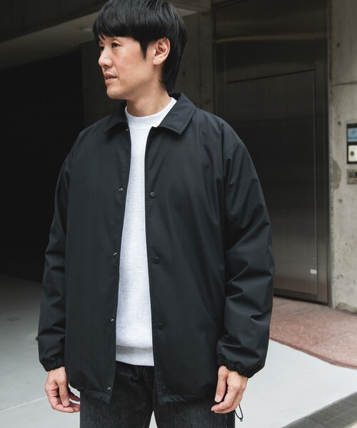 URBAN RESEARCH DOORS(アーバンリサーチドアーズ)の「『撥水/防風』ウールブレンドラミネート 中綿ブルゾン(ブルゾン・メンズ・BROWN/BLACK・M/L)」の7枚目の写真