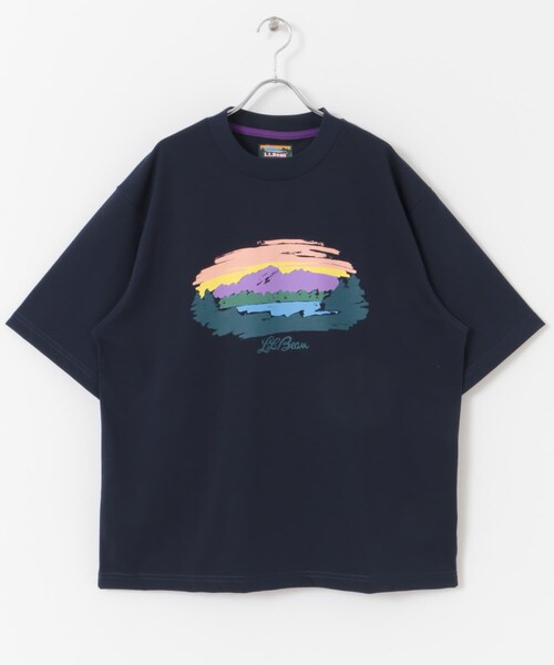 URBAN RESEARCH DOORS（アーバンリサーチドアーズ）の「L.L.Bean　Canton Mt Lake Graphic T-shirts（Tシャツ/カットソー・メンズ・Off white/Sand/Navy/Pink・M/L/XL）」の17枚目の写真