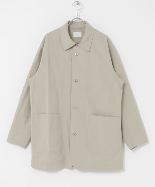 URBAN RESEARCH DOORS（アーバンリサーチドアーズ）の「バイオウォッシュ カバーオール ミドルジャケット（カバーオール・メンズ・GREIGE/CHARCOAL・M/L）」の9枚目の写真