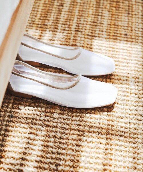 RODE SKO（ロデスコ）の「『MADE IN JAPAN』シアーフラットシューズ（バレエシューズ・レディース・BLACK/BEIGE/WHITE・36/37/38）」の4枚目の写真