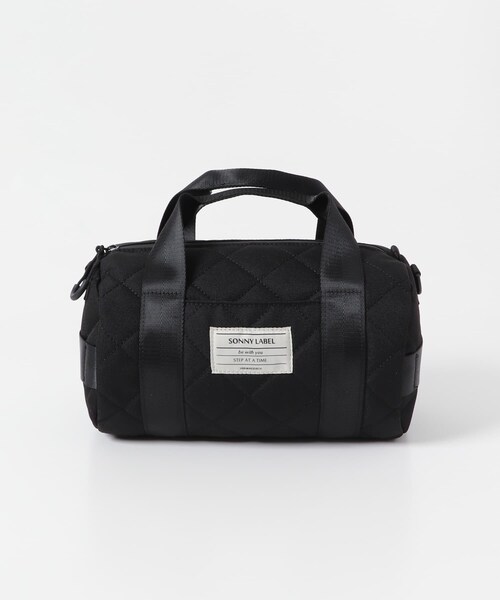 URBAN RESEARCH Sonny Label（アーバンリサーチサニーレーベル）の「キルティングミニボストンバッグ（ボストンバッグ・レディース・カーキ/ブラック・one）」の5枚目の写真